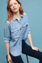 Rails Embroidered Chambray Buttondown