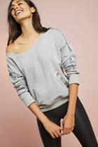 The Odells Satin-trimmed Sweatshirt