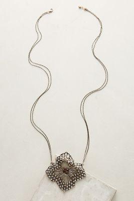 Anthropologie Petalwing Pendant Necklace