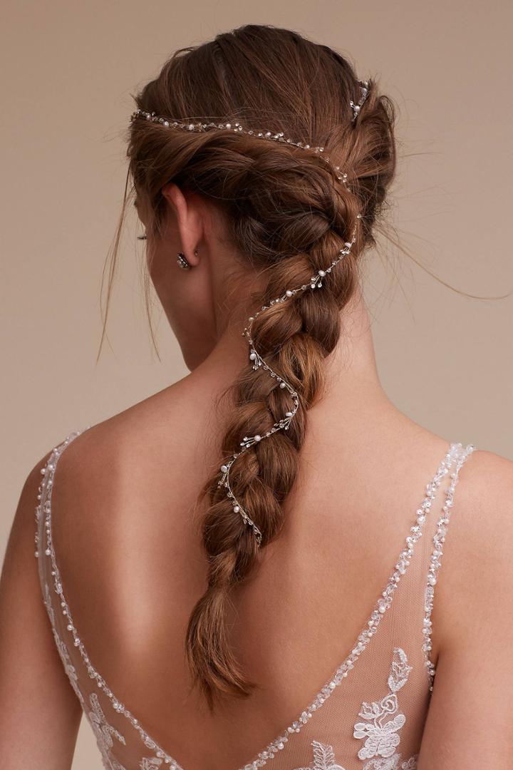 Anthropologie Twinkling Pearl Vine