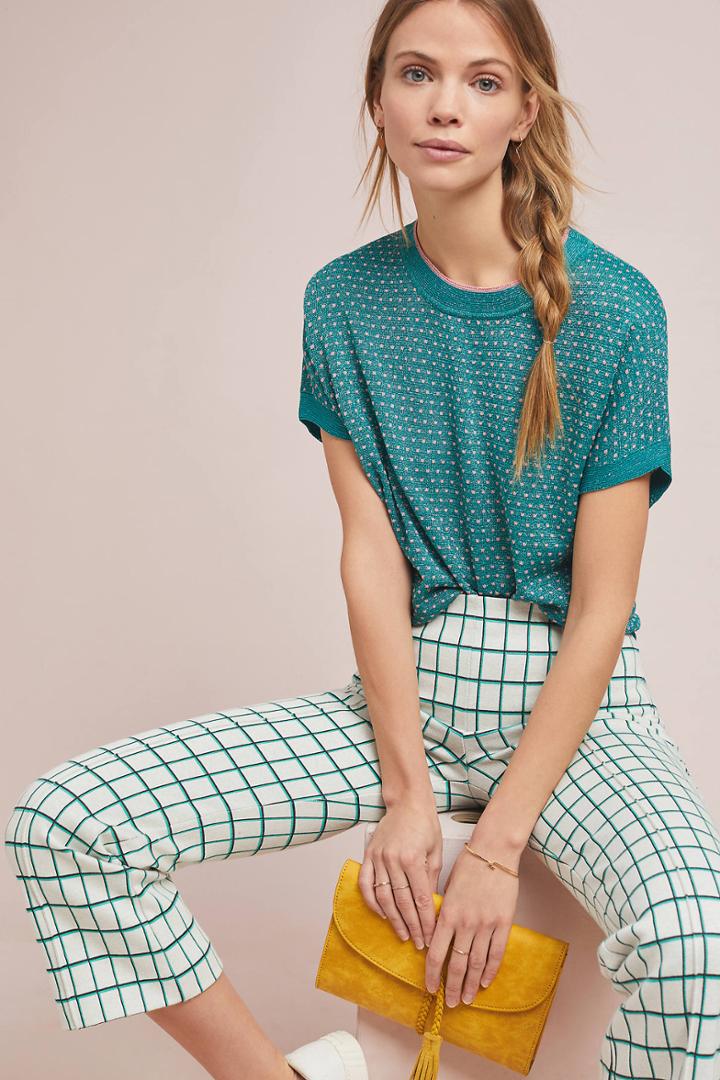 Numph Polka Dot Short-sleeved Sweater