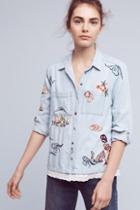 Holding Horses Embroidered Isle Buttondown