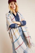 Anthropologie Blake Windowpane Kimono