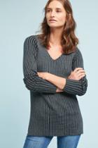 Michael Stars Two-toned V-neck Tunic