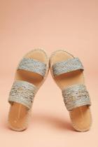 Anthropologie Freya Espadrille Slide Sandals