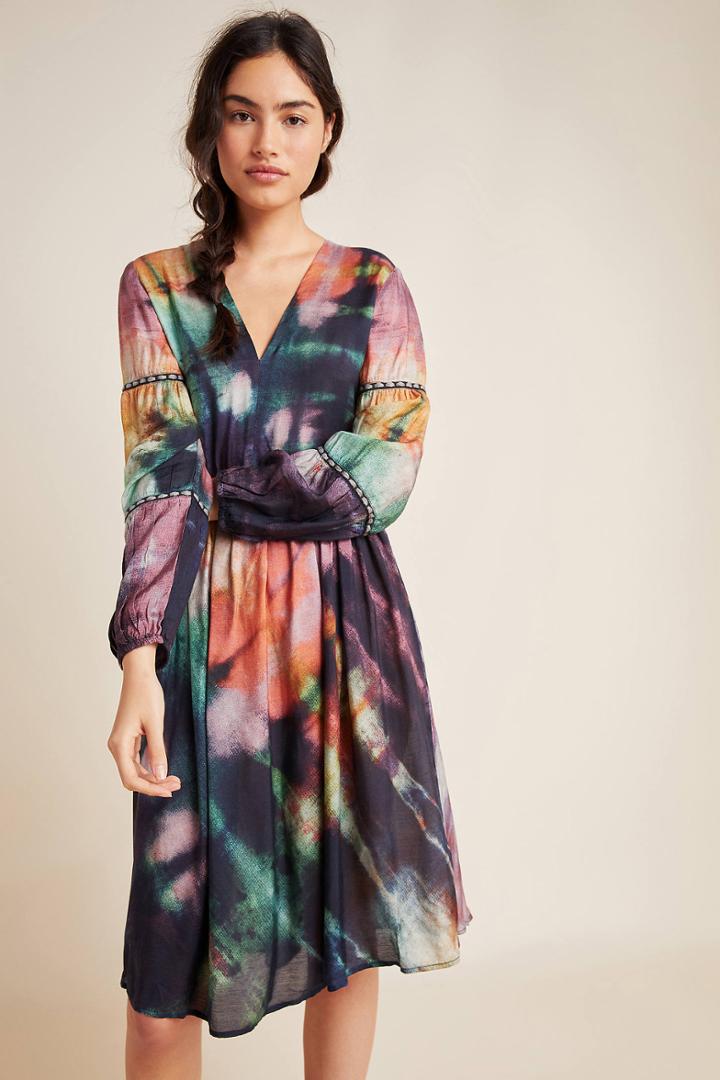 Bl-nk Orina Tie-dyed Mini Dress