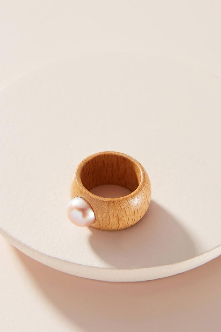 Sophie Monet Pink Pearl Ring