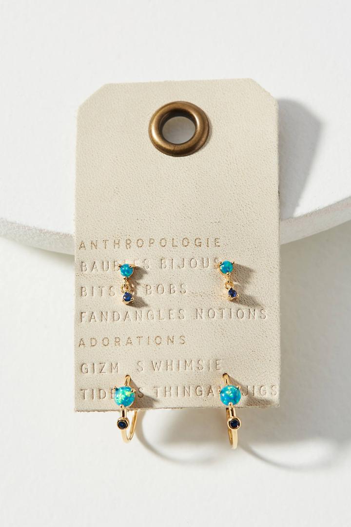 Anthropologie Caribbean Seas Earring Set