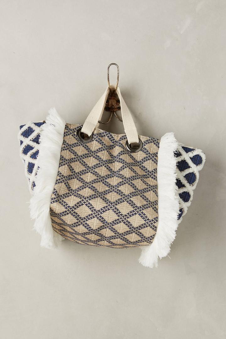 Anthropologie Criss-cross Tote