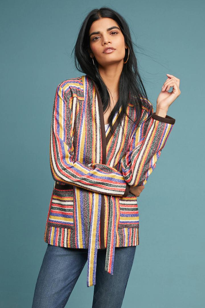 Akemi + Kin Mansoura Striped Jacket
