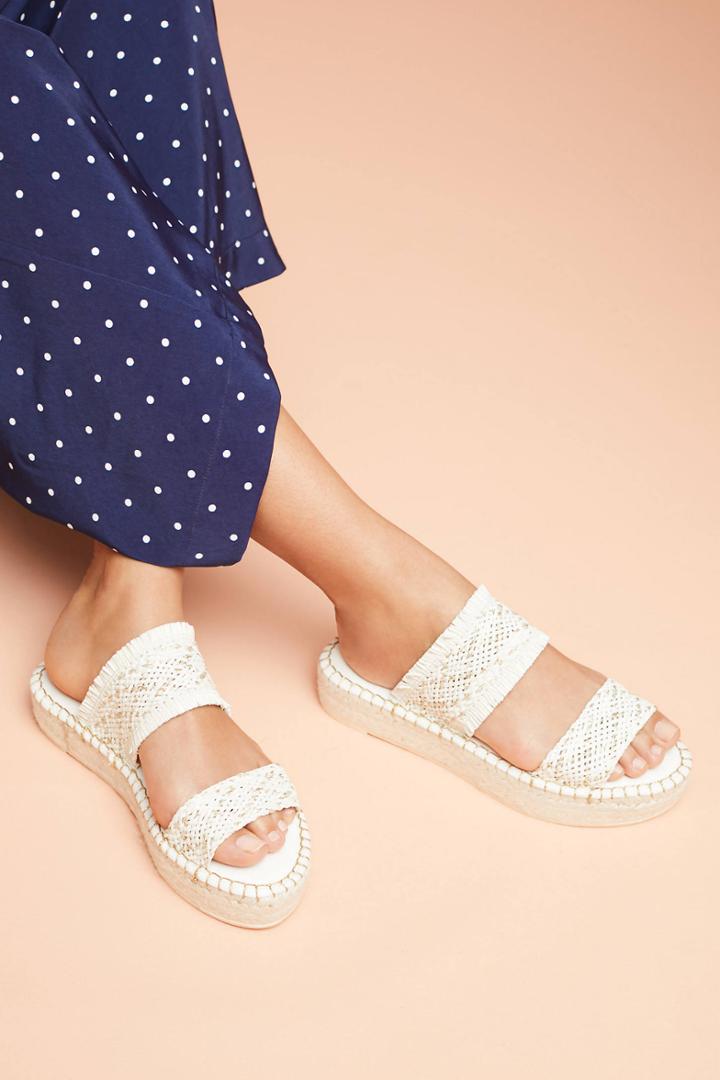 Anthropologie Woven Espadrille Sandals