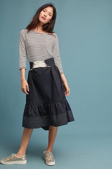 Akemi + Kin La Mer Lace-up Skirt