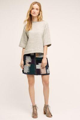 Not So Serious By Pallavi Mohan Austinian Tweed Mini Skirt