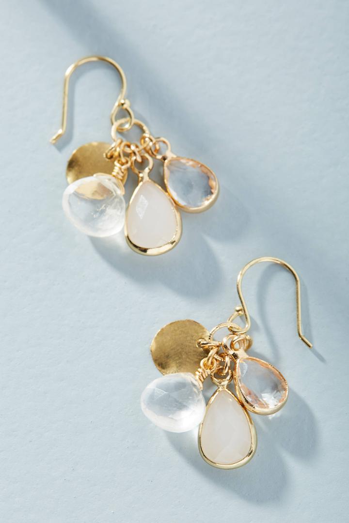 Anthropologie Clustered Drop Earrings