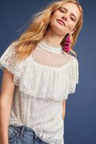 Anthropologie Maddalyn Lace Blouse