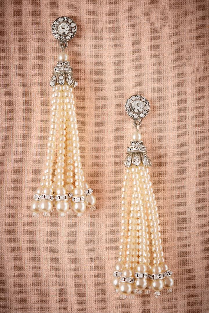 Anthropologie Theda Tassel Earrings
