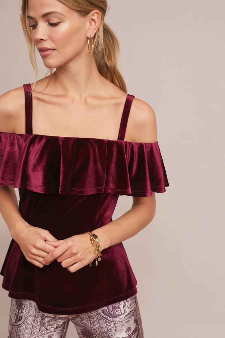 Moulinette Soeurs Jovial Velvet Top