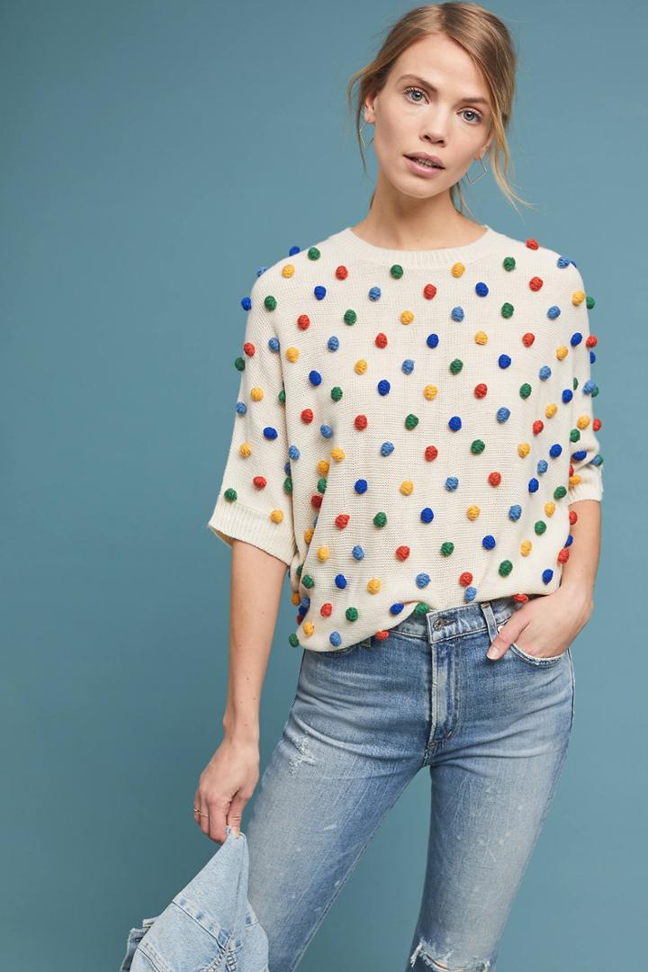 Pepaloves Primary Pommed Sweater