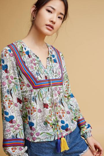 Isato Maita Peasant Blouse