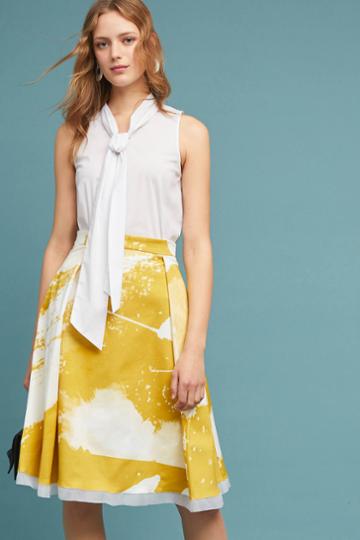 Ellender Painterly Midi Skirt