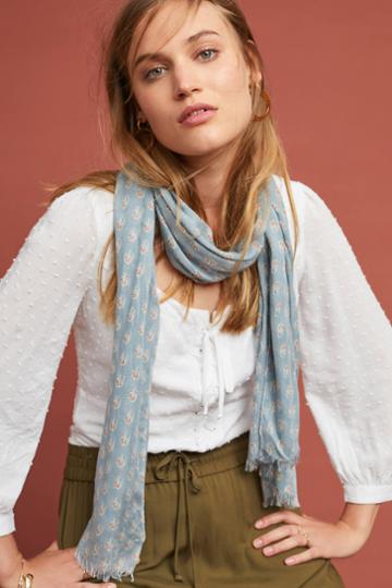 Elizabeth Gillett Abstract Bouquet Scarf