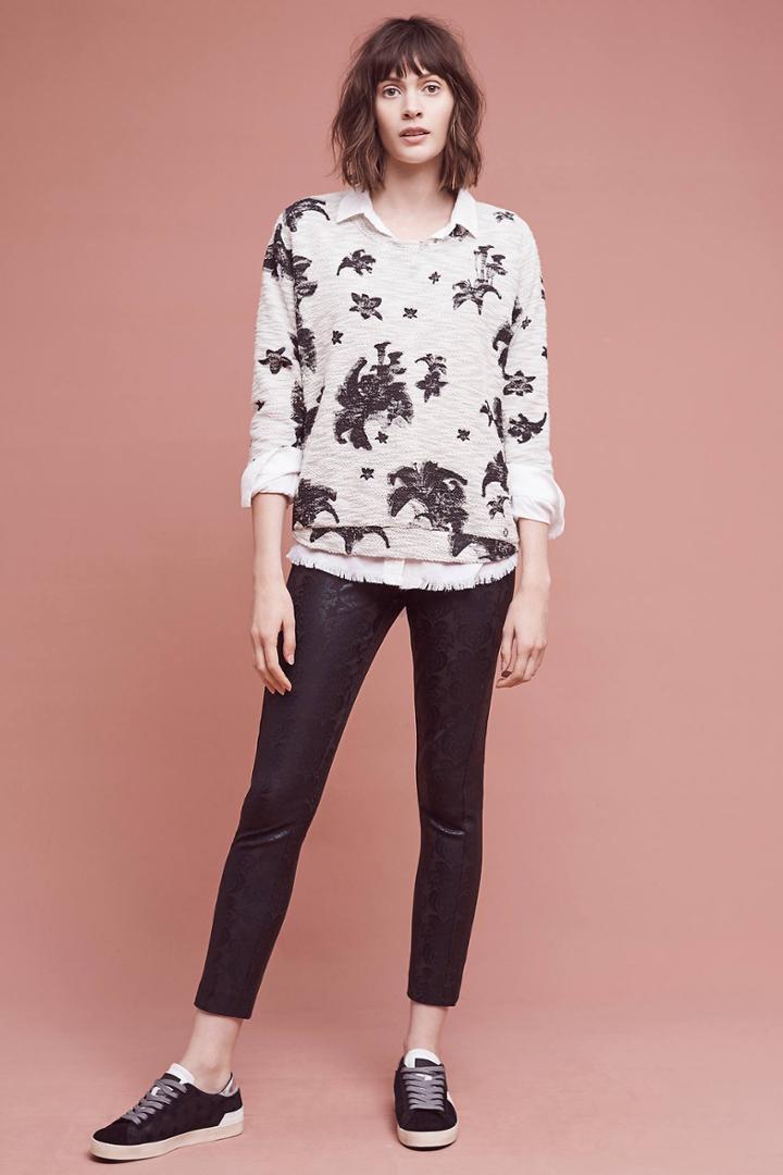 Anthropologie The Essential Foil Print Skinny