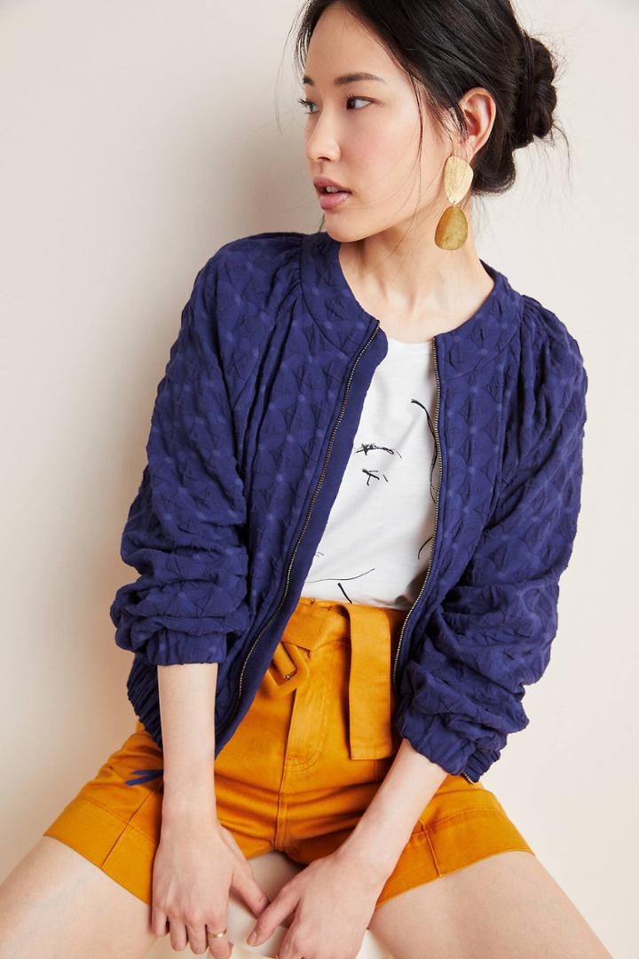 Amadi Textured Bomber Jacket