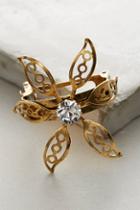 Dauphines Of New York Petaled Crystal Barrette