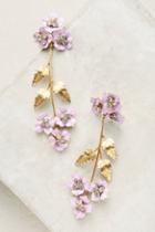 Jennifer Behr Painted Lilac Drop Earrings