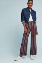 Velvet By Graham & Spencer Sinclair Striped Wide-leg Pants