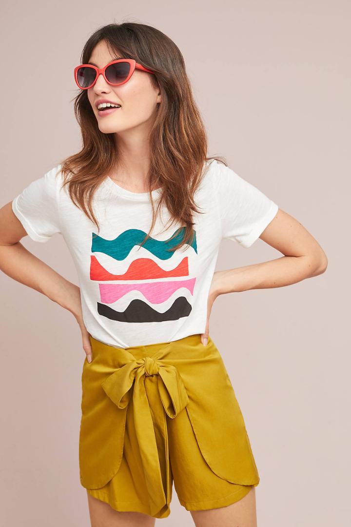 Ann Howell Bullard X Anthropologie Sketched Graphic Tee