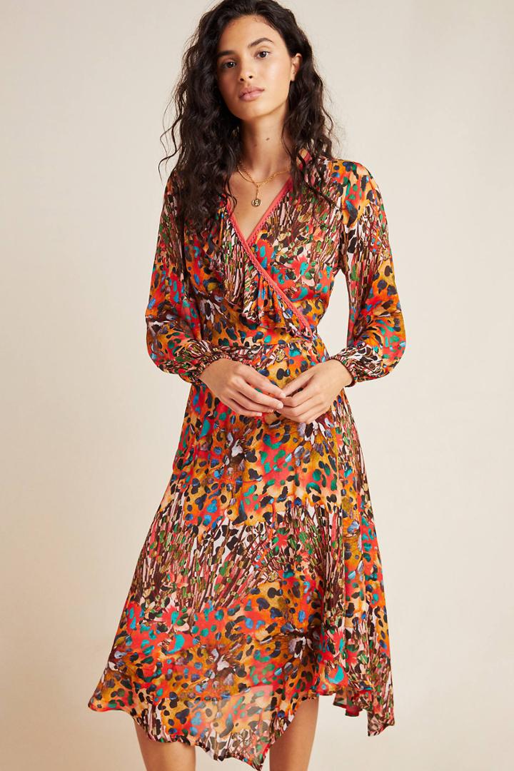 Bl-nk Jenny Maxi Wrap Dress