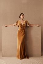 Jenny Yoo Ellis Velvet Wedding Guest Dress