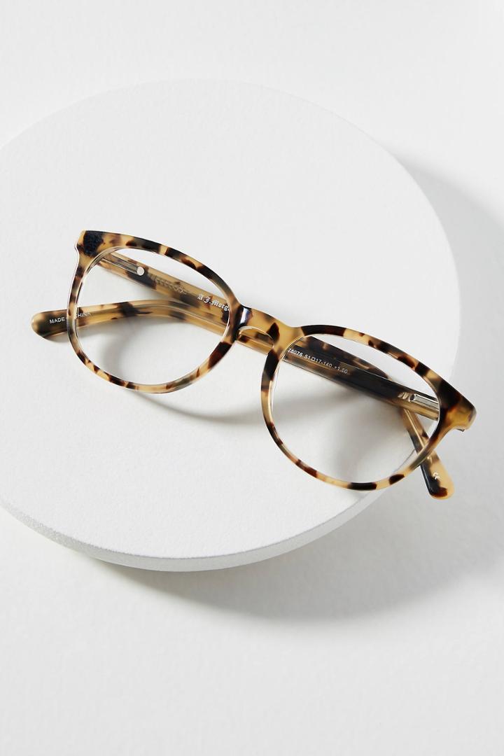 Anthropologie Rhona Cat-eye Tortoise Reading Glasses