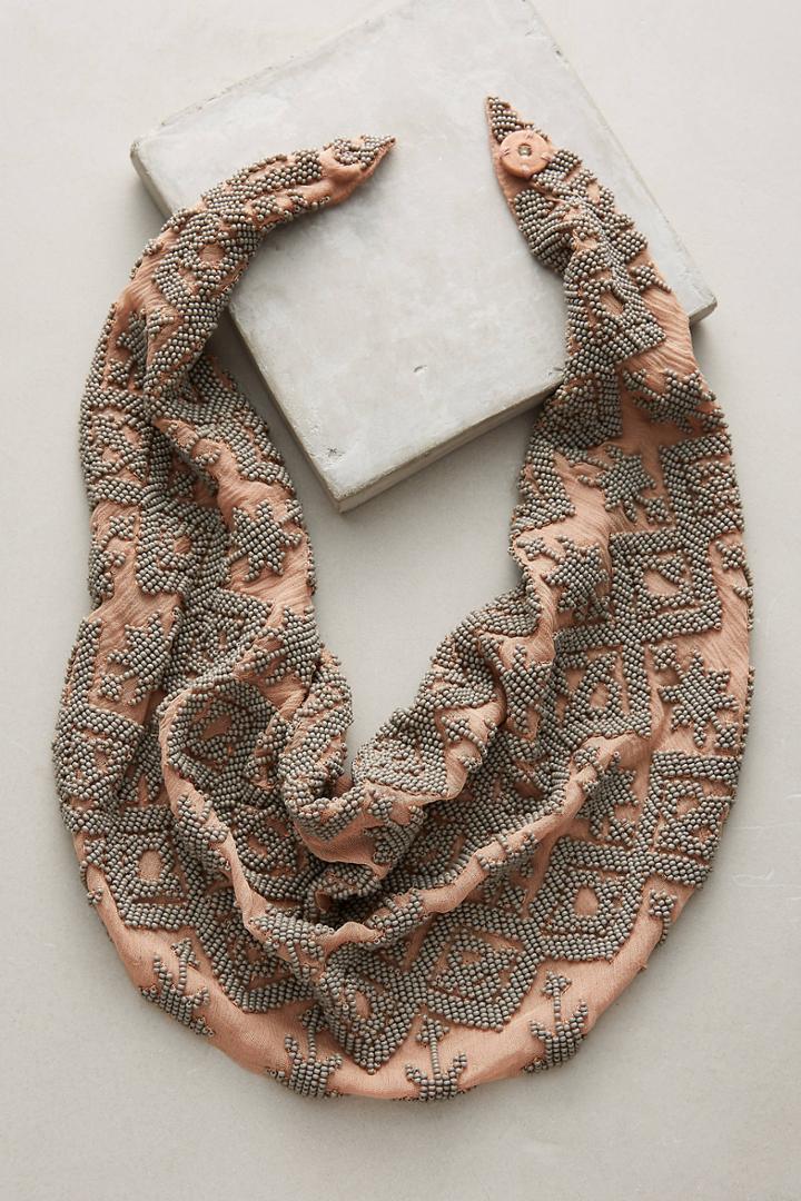 Mignonne Gavigan Dakota Pink Scarf Necklace