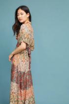 Moulinette Soeurs Printed Silk Maxi Dress