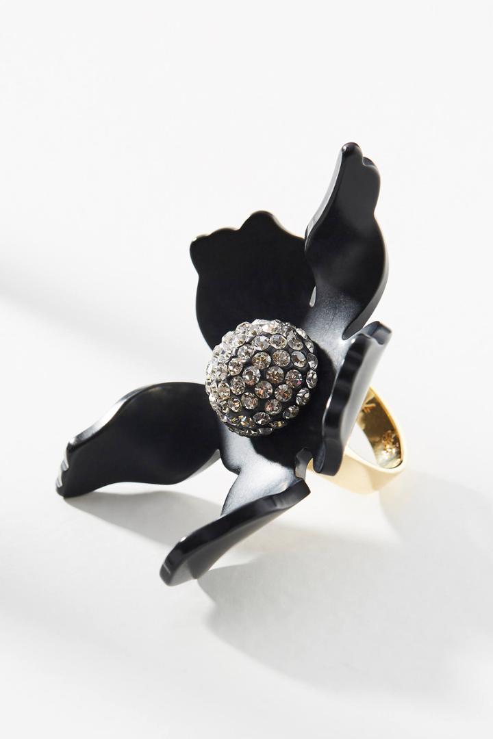 Lele Sadoughi Calla Lily Cocktail Ring