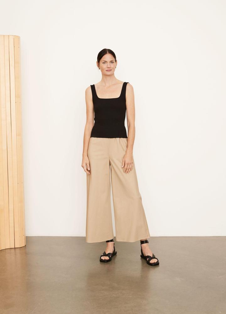 Vince Poplin Bias Culotte