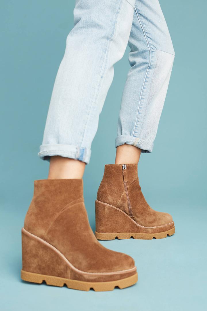 Bibi Lou Wedge Booties