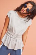 Anthropologie Belted Terry Tee
