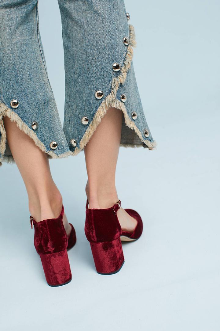 Citizens Of Humanity Drew High-rise Studded Cropped Flare Jeans