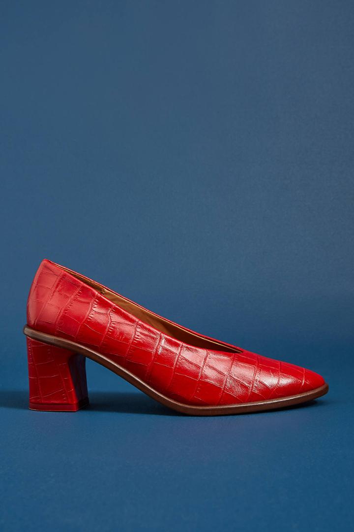 Miista Bernadette Embossed Heels