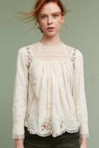 Intropia Ashlee Embroidered Top
