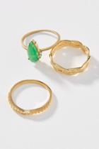Serefina Emerald Stacking Ring Set