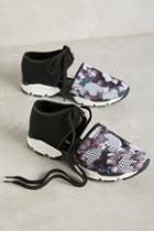 All Black Mesh Sneakers Neutral Motif