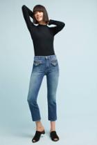 Mother The Insider Crop Point High-rise Jeans