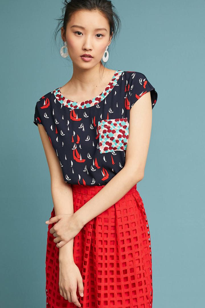 Anthropologie Petani Pocket Tee