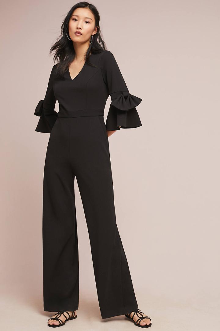 Donna Morgan Bell-sleeved Jumpsuit