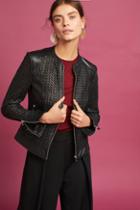 Lamarque Bisla Woven Leather Jacket