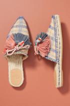 Anthropologie Castaner Tasseled Espadrille Flats